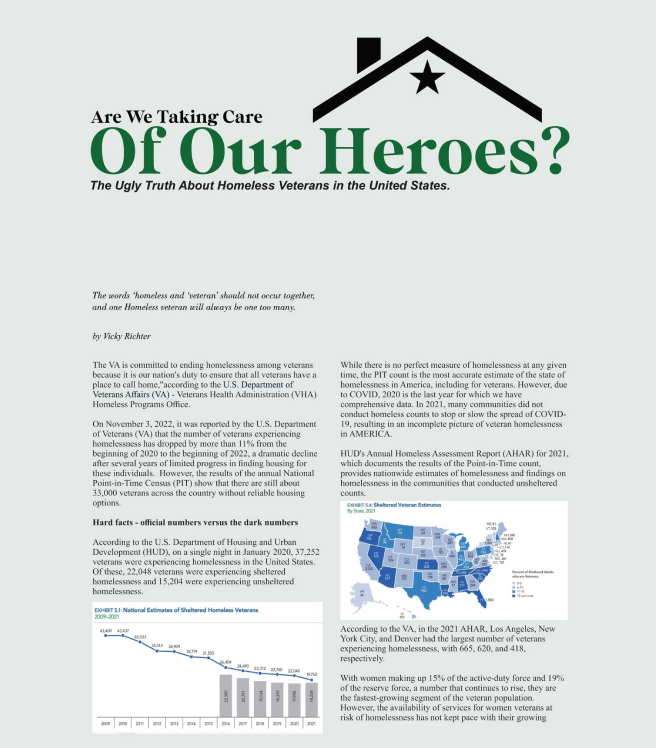 Are We Taking Care Of Our Heroes?