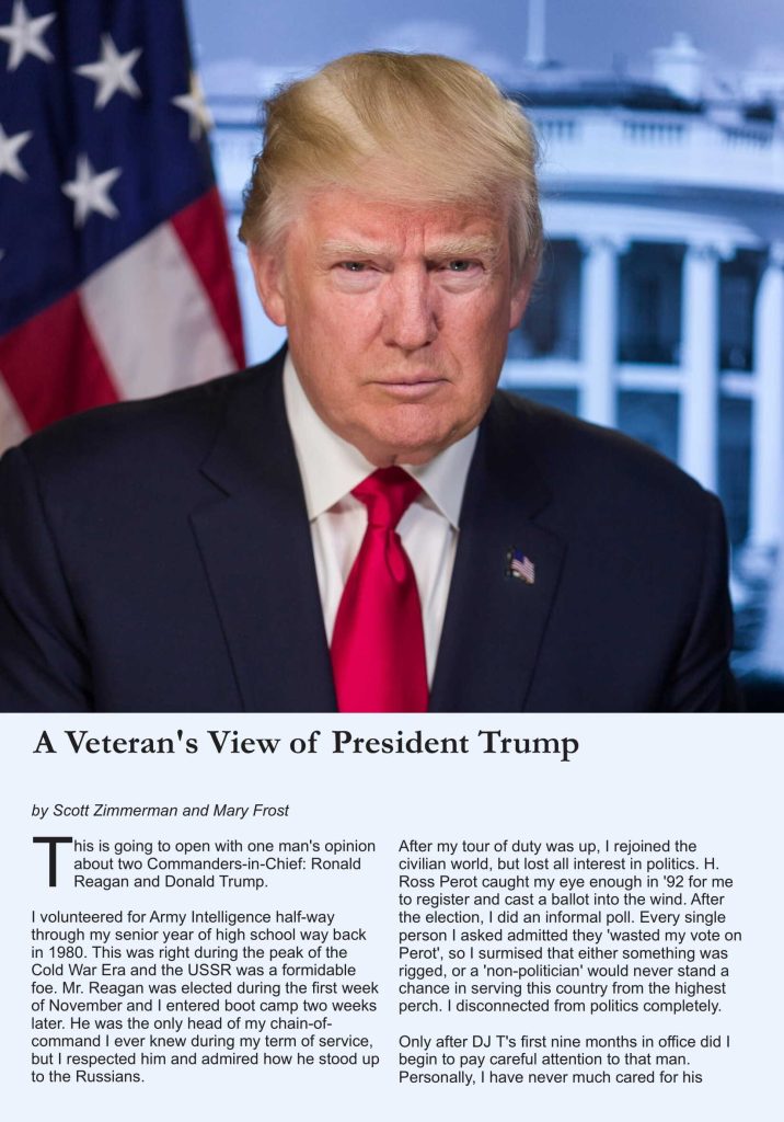 A Veteran’s View of President Trump  at george magazine
