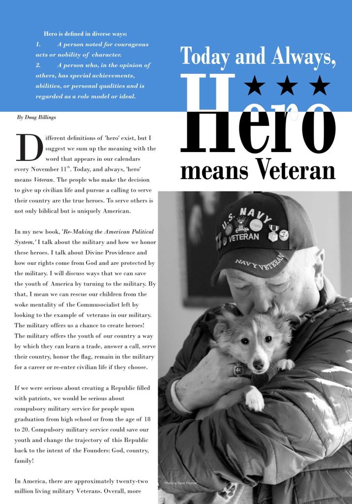 Today, and Always, Hero Means Veteran  at george magazine