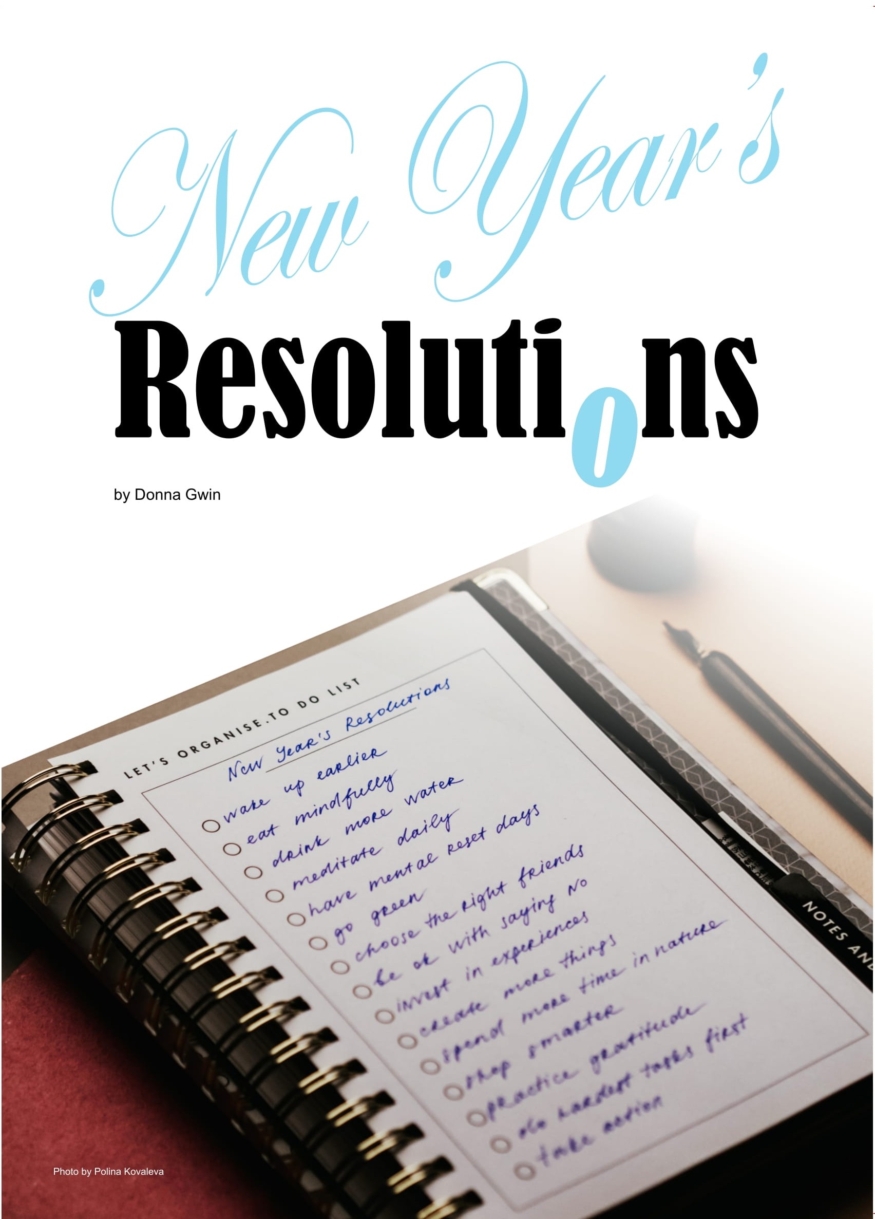 New Year Resolutions  at george magazine