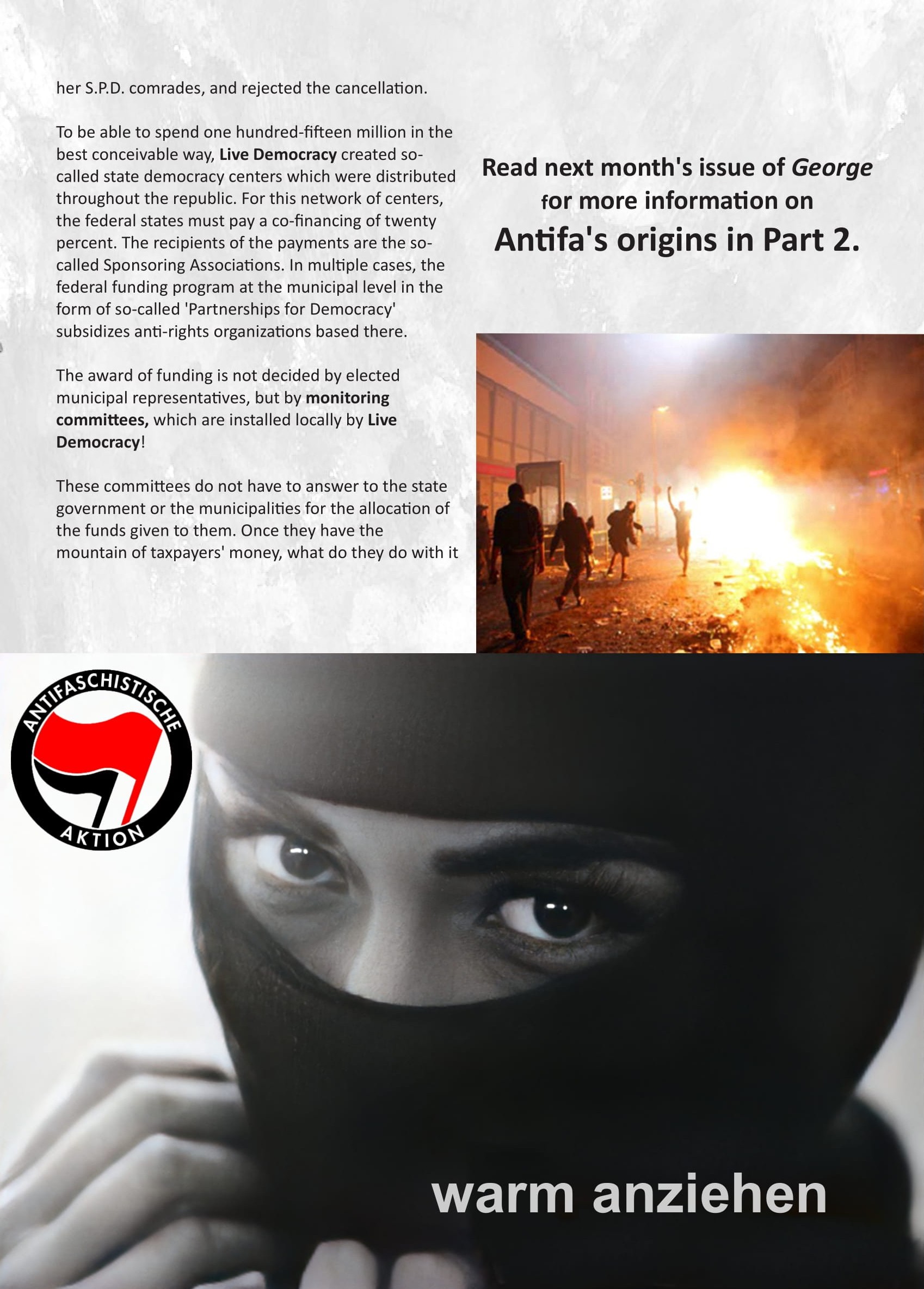 The New Fascism: Anti-Fascism  at george magazine