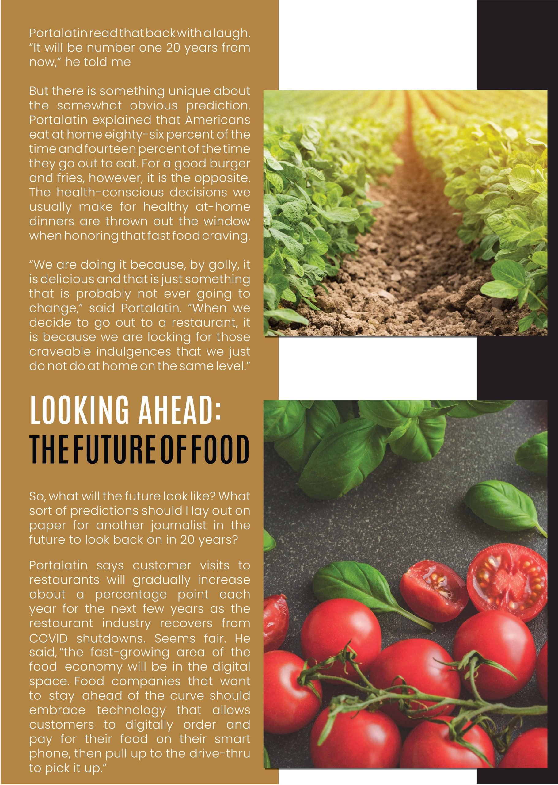 The Future of Food  at george magazine