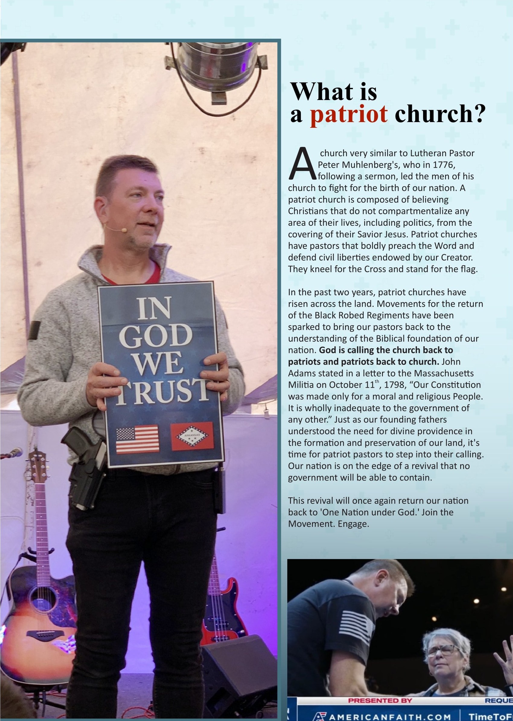 Rise of the Patriot Church  at george magazine