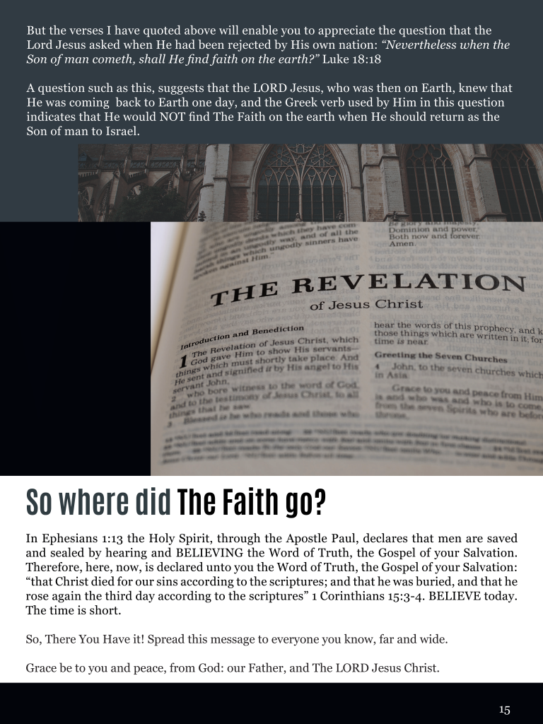 The End is Coming and Jesus Christ is Coming Back  at george magazine