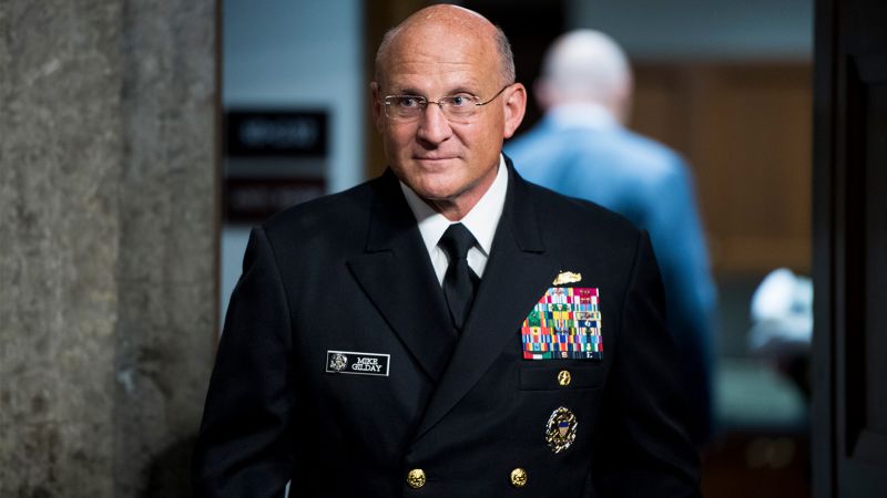 Top US Navy admiral defends non-binary sailor amid some Republican criticism at george magazine
