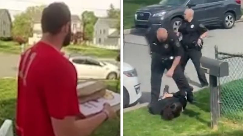 See pizza delivery guy take out suspect fleeing police at george magazine