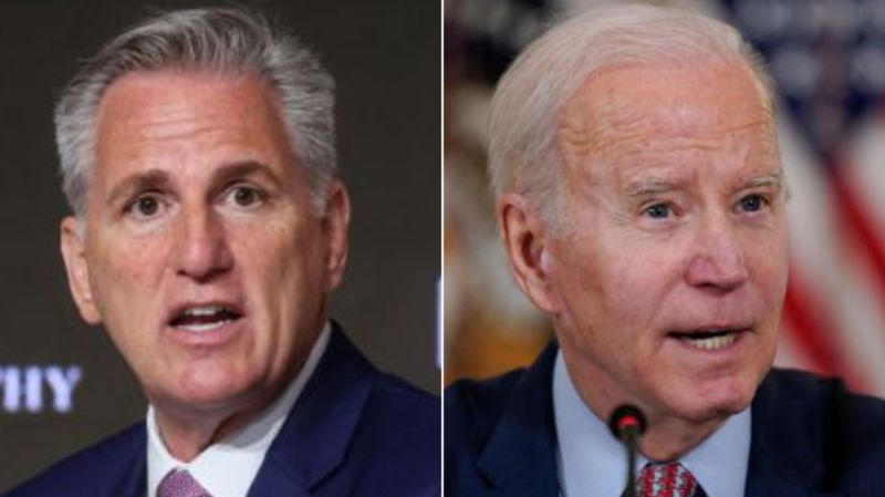 McCarthy slams Biden in handling of US debt at george magazine