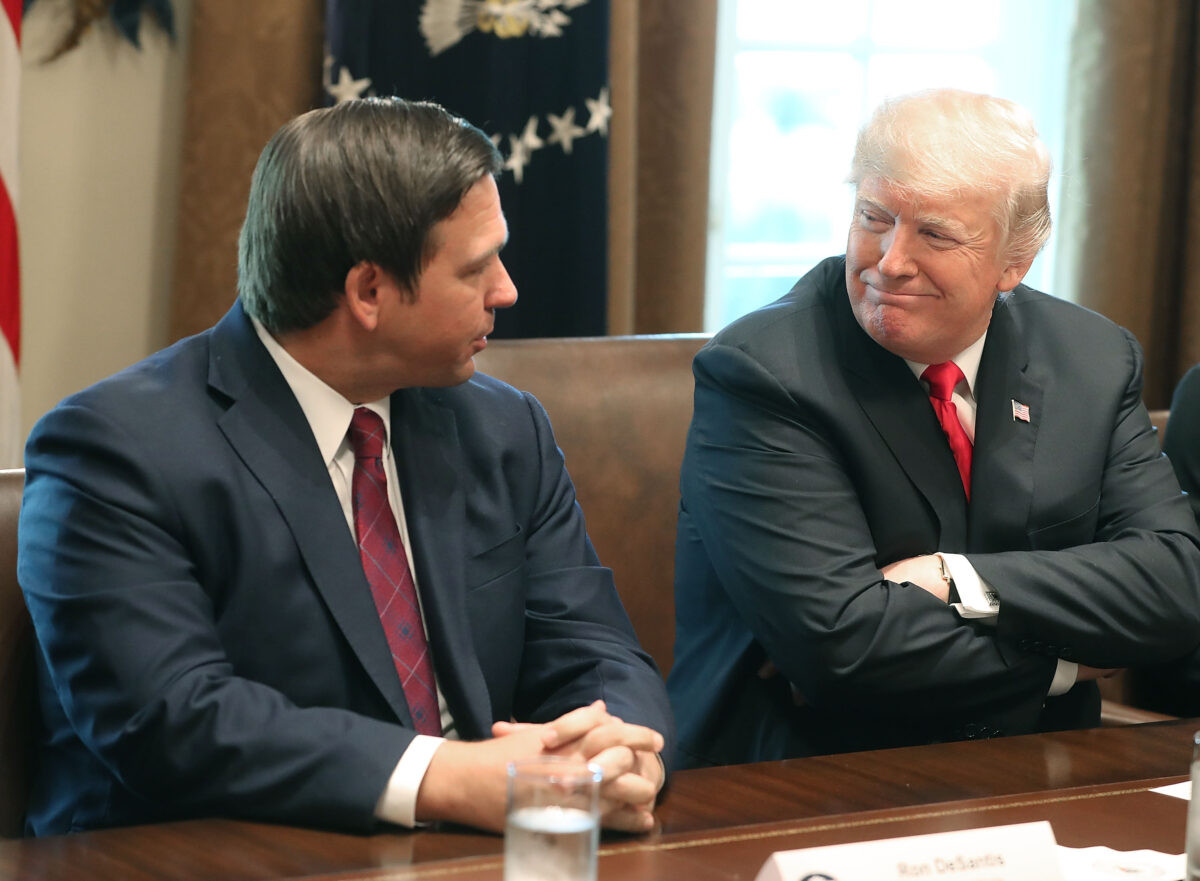 DeSantis-Backed Candidates Lose to Trump Pick and Democrat  at george magazine