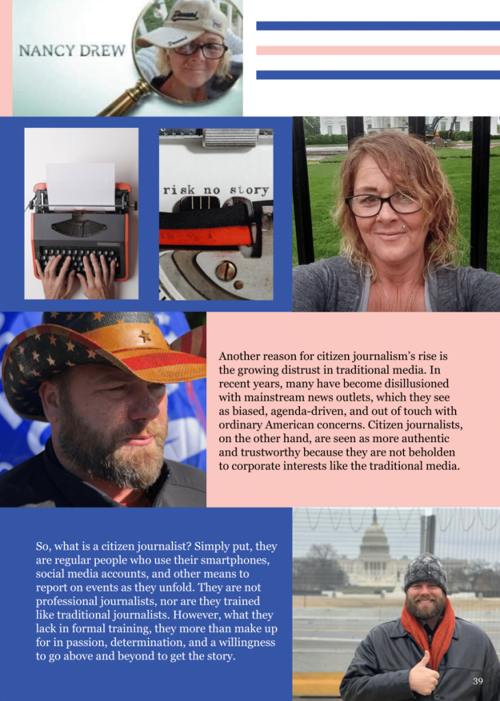 The Decline of Media Trust and The Rise of Citizen Journalists  at george magazine