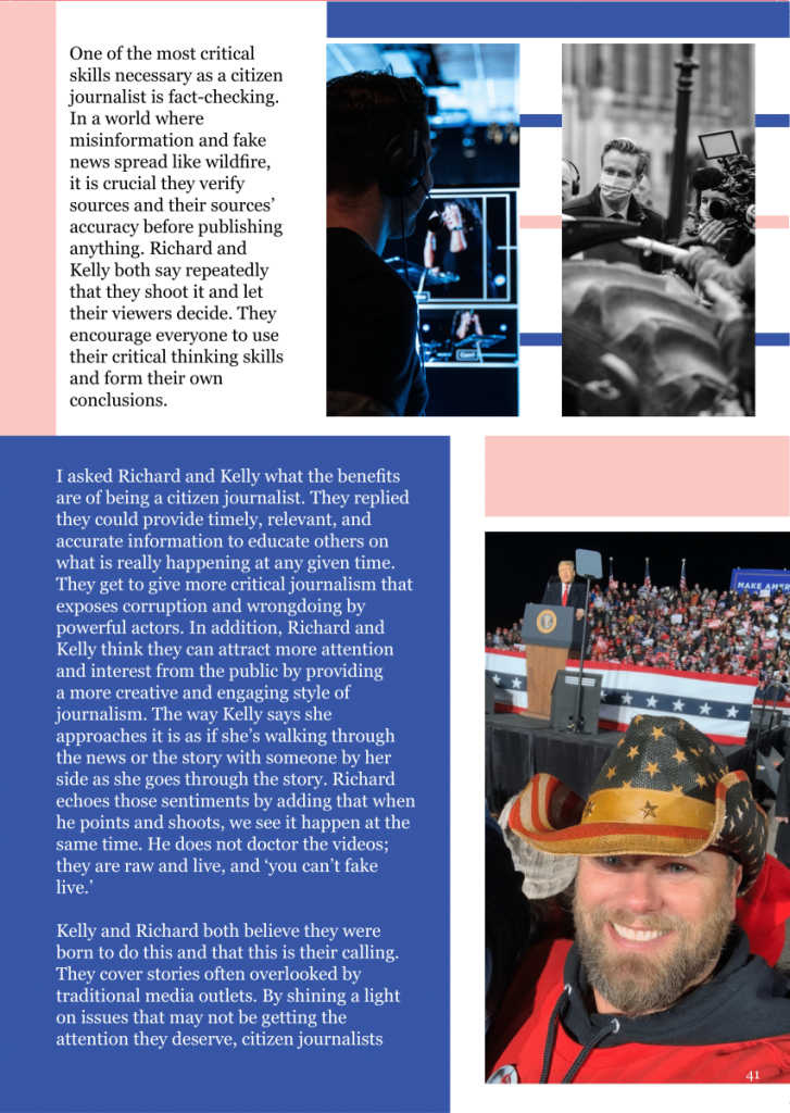 The Decline of Media Trust and The Rise of Citizen Journalists  at george magazine