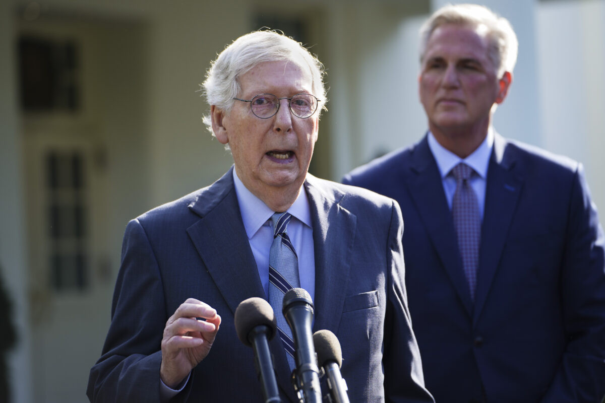 Sen. McConnell Urges Senate to Pass McCarthy’s Debt Deal  at george magazine