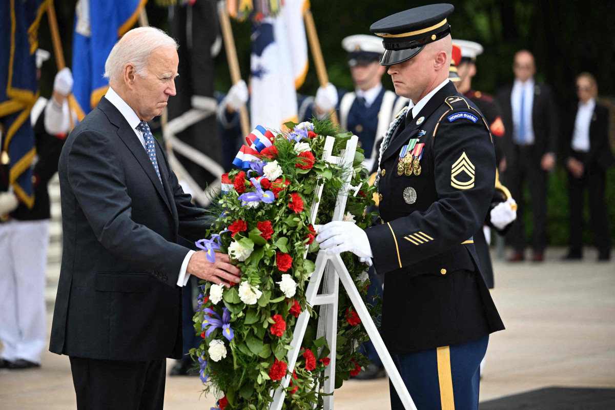 Biden Honors America’s Fallen Heroes in Memorial Day Address  at george magazine