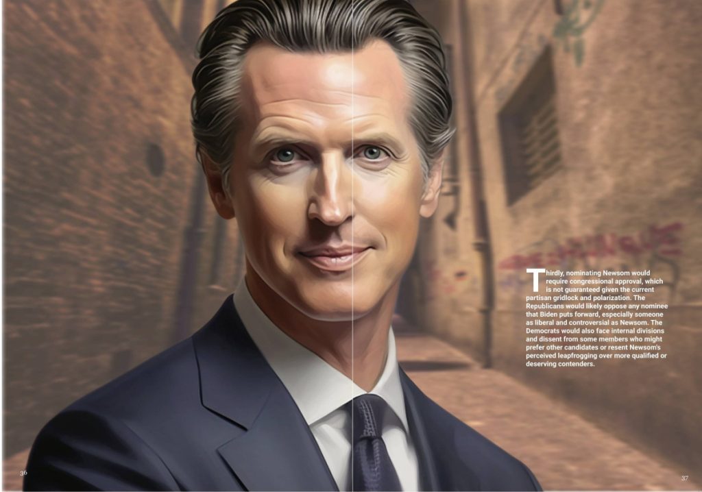 President Biden CAN Replace VP Harris with Gov. Gavin Newsom  at george magazine