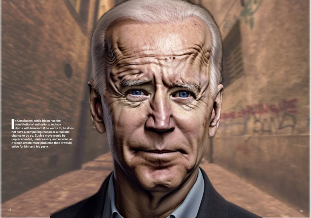 President Biden CAN Replace VP Harris with Gov. Gavin Newsom  at george magazine