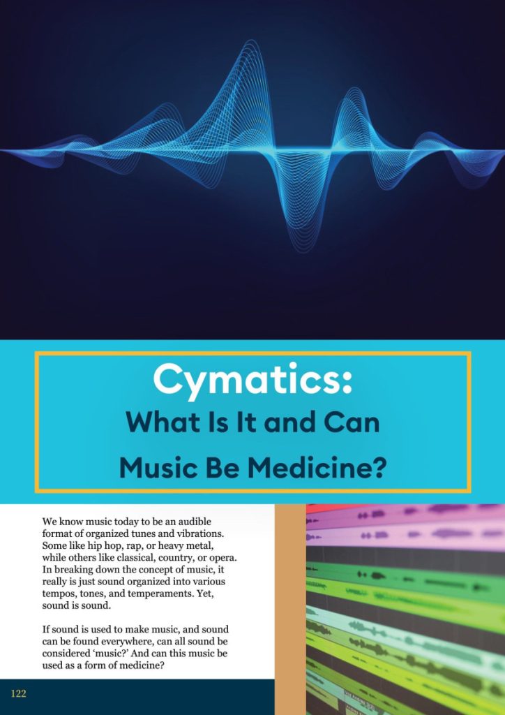 Cymatics: What is it and can music be medicine?  at george magazine