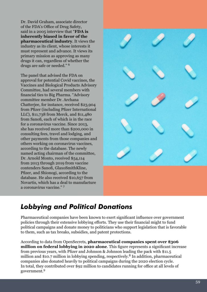 Big Pharma’s Web of Influence  at george magazine