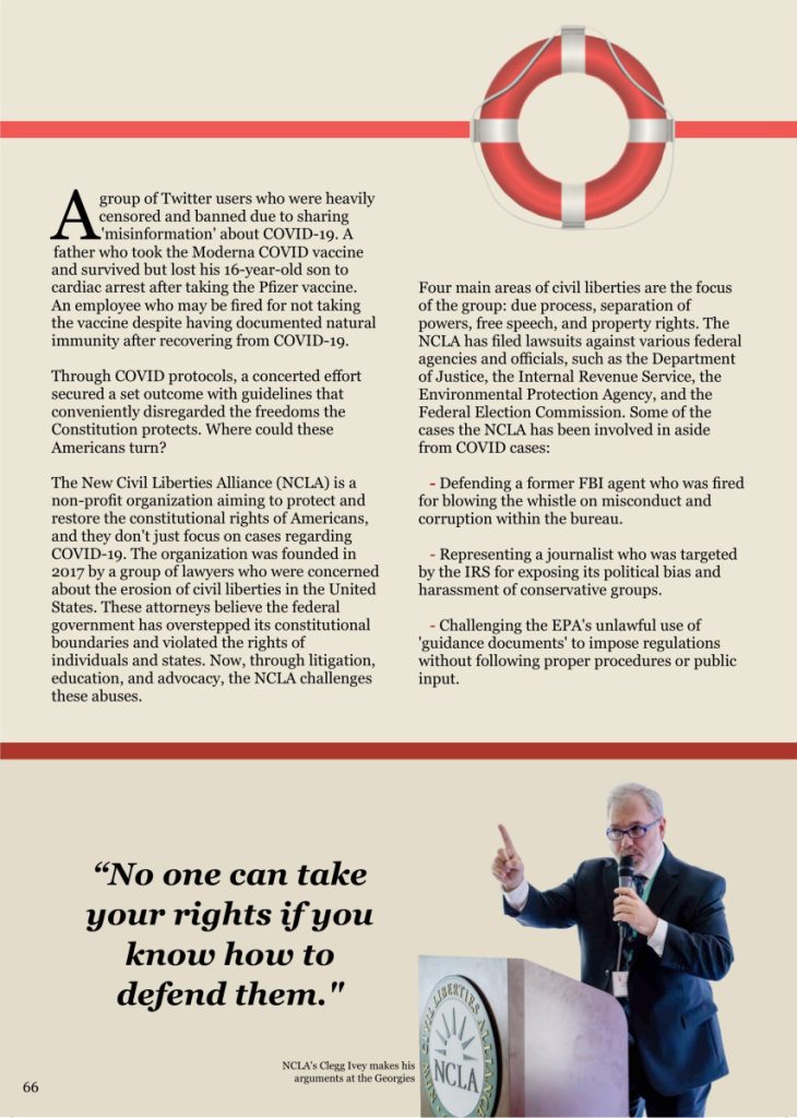 How One Organization is Fighting the Administrative State and Winning! Get to Know the NCLA, the ‘Constitution Preserver’  at george magazine