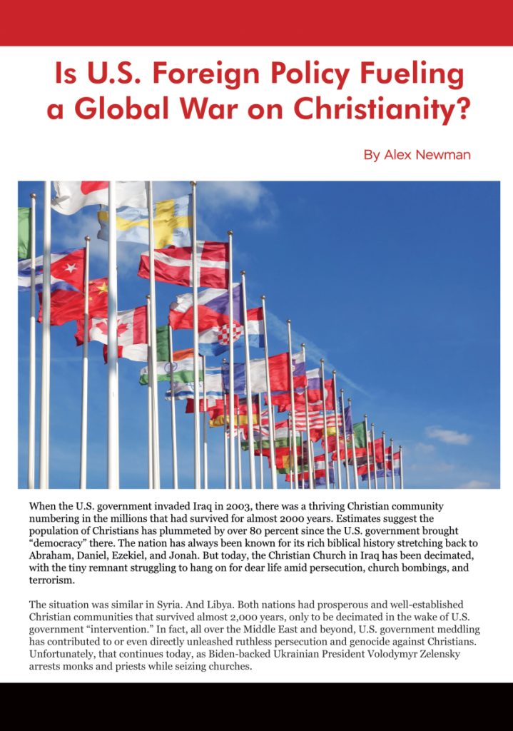 Is US Foreign Policy Fueling a Global War on Christianity?  at george magazine