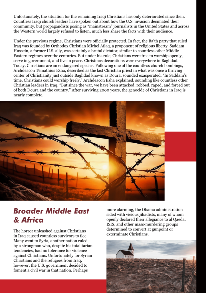 Is US Foreign Policy Fueling a Global War on Christianity?  at george magazine