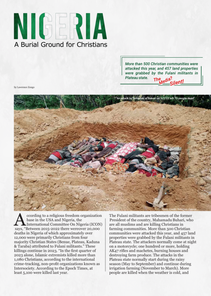 Nigeria – A Burial Ground for Christians  at george magazine