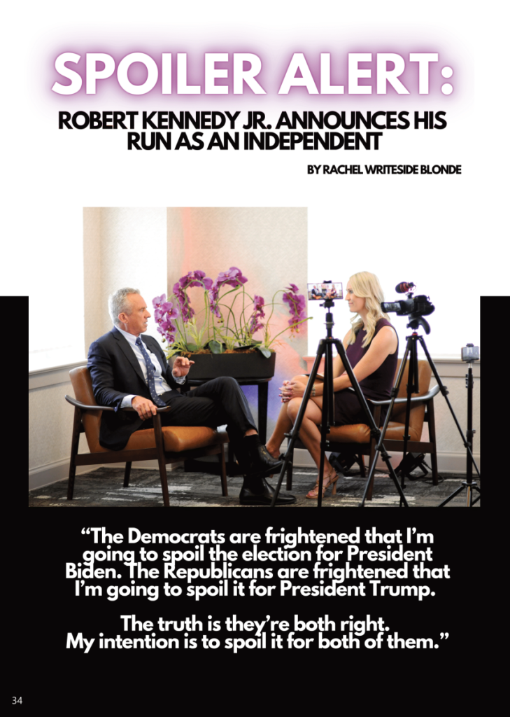 Spoiler Alert: Robert Kennedy Announces His Run as an Independent  at george magazine
