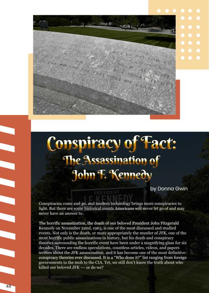 Conspiracy of Fact: The Assassination of John F. Kennedy  at george magazine