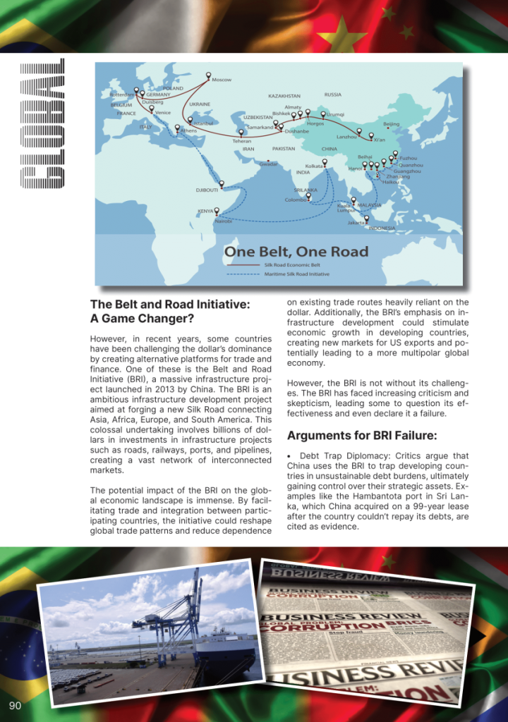 BRICS, Belt and Road, and the Fate of the U.S. Dollar  at george magazine
