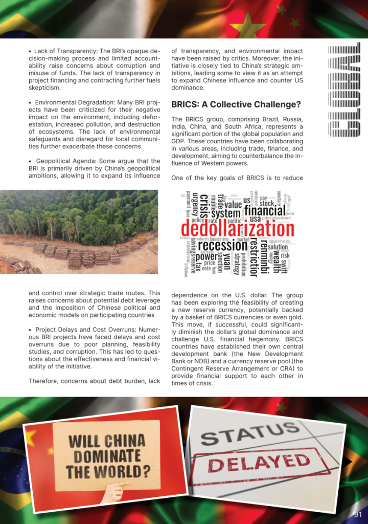 BRICS, Belt and Road, and the Fate of the U.S. Dollar  at george magazine