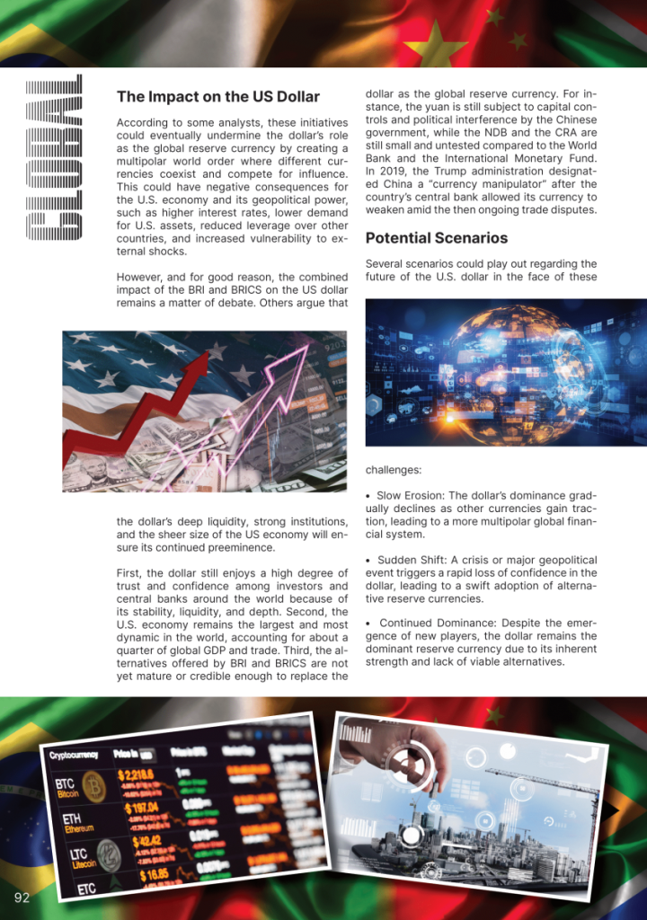 BRICS, Belt and Road, and the Fate of the U.S. Dollar  at george magazine