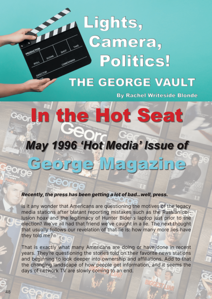 In the Hot Seat  at george magazine