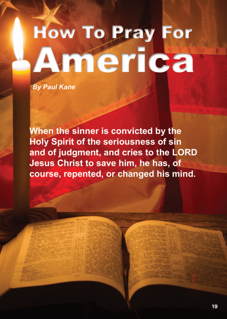 How to Pray for America  at george magazine