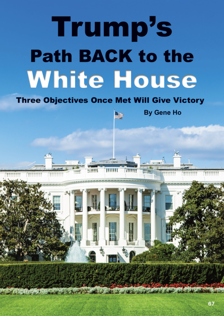 Trump’s Path Back to the White House: Three Objectives  at george magazine