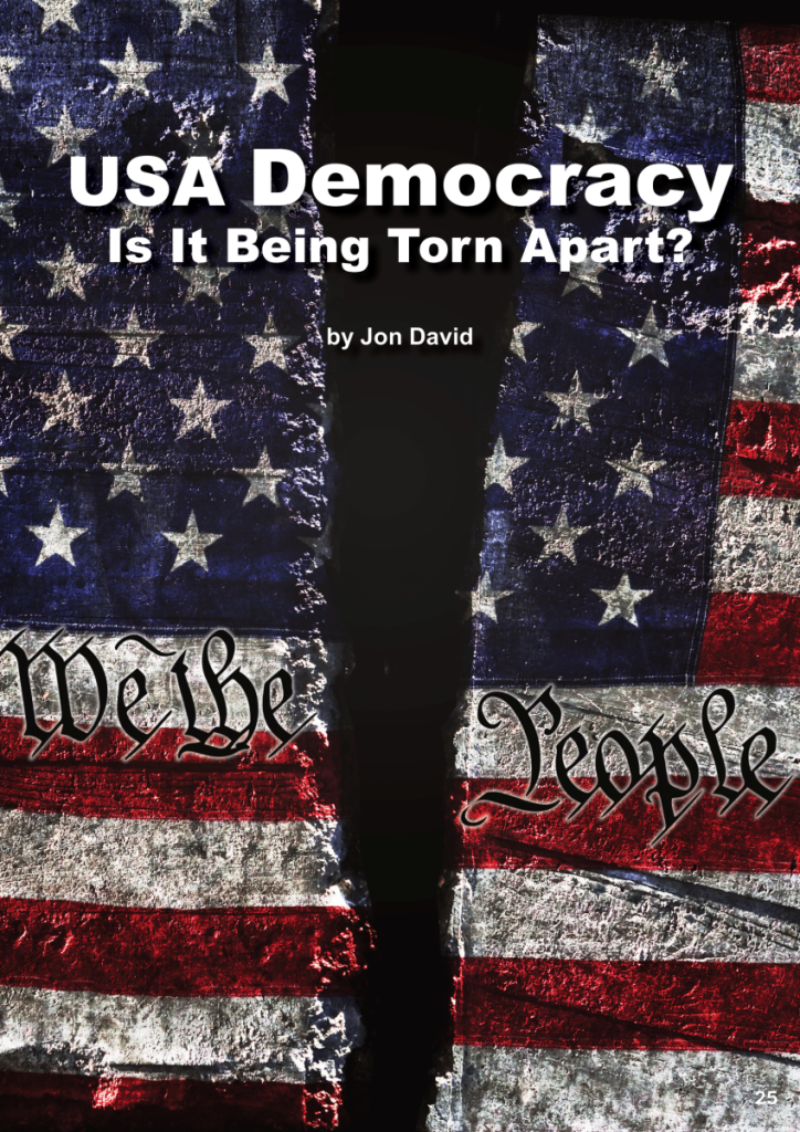 Is Democracy in the USA being Torn Apart  at george magazine
