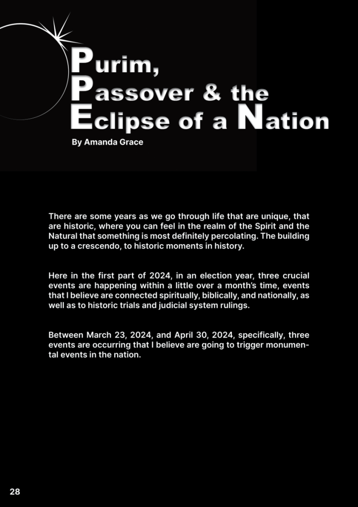 Purim, Passover, and The Eclipse of a Nation  at george magazine