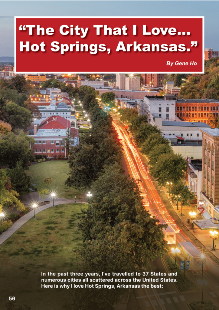 Hot Springs, Arkansas – The city that I love