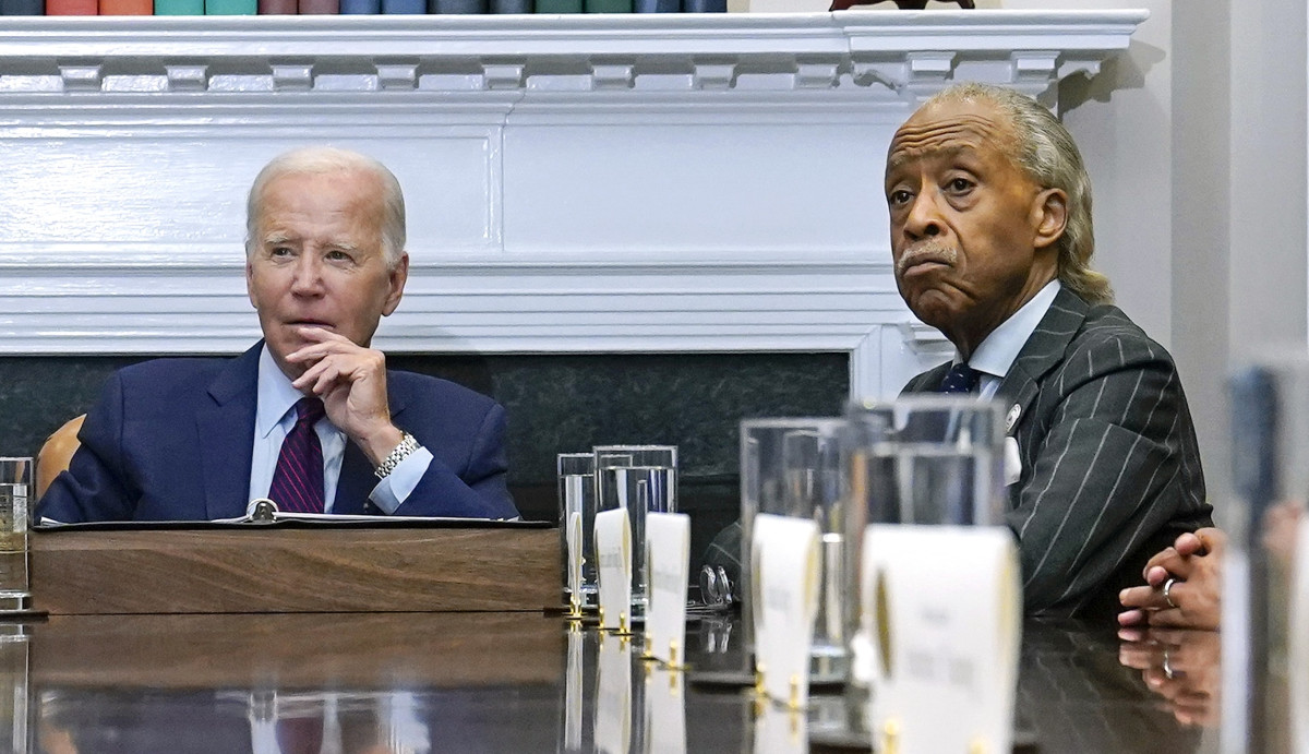 Biden makes case for second term at Al Sharpton-hosted event  at george magazine