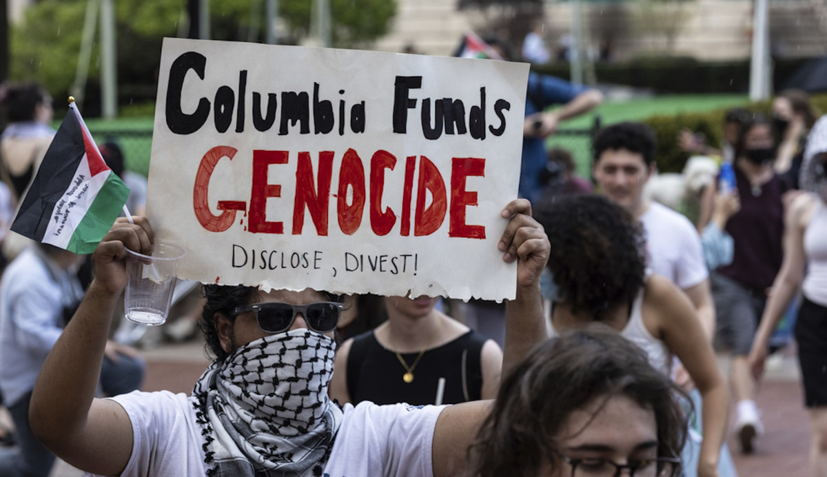 White House takes hands-off approach to campus pro-Palestinian protests  at george magazine