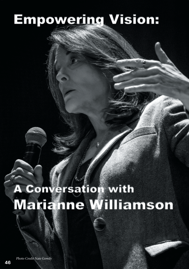Empowering Vision: A Conversation with Marianne Williamson