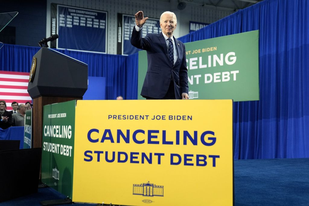 Biden announces another $7.7 billion in student loan cancellation  at george magazine