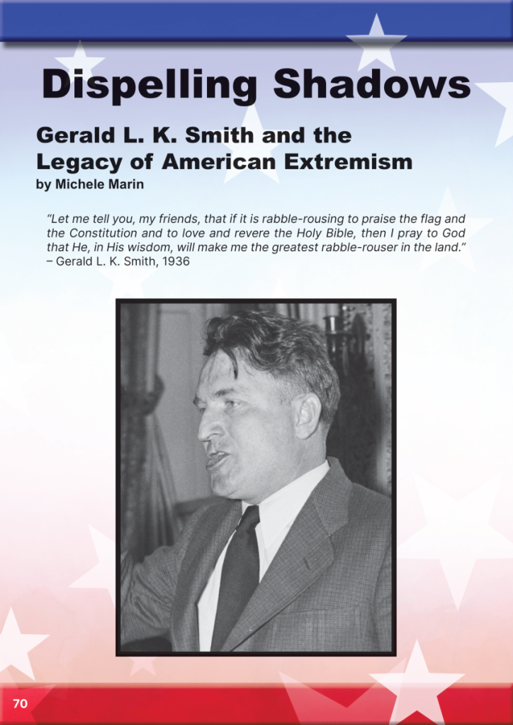 Gerald L.K. Smith and the Legacy of American Extremism  at george magazine
