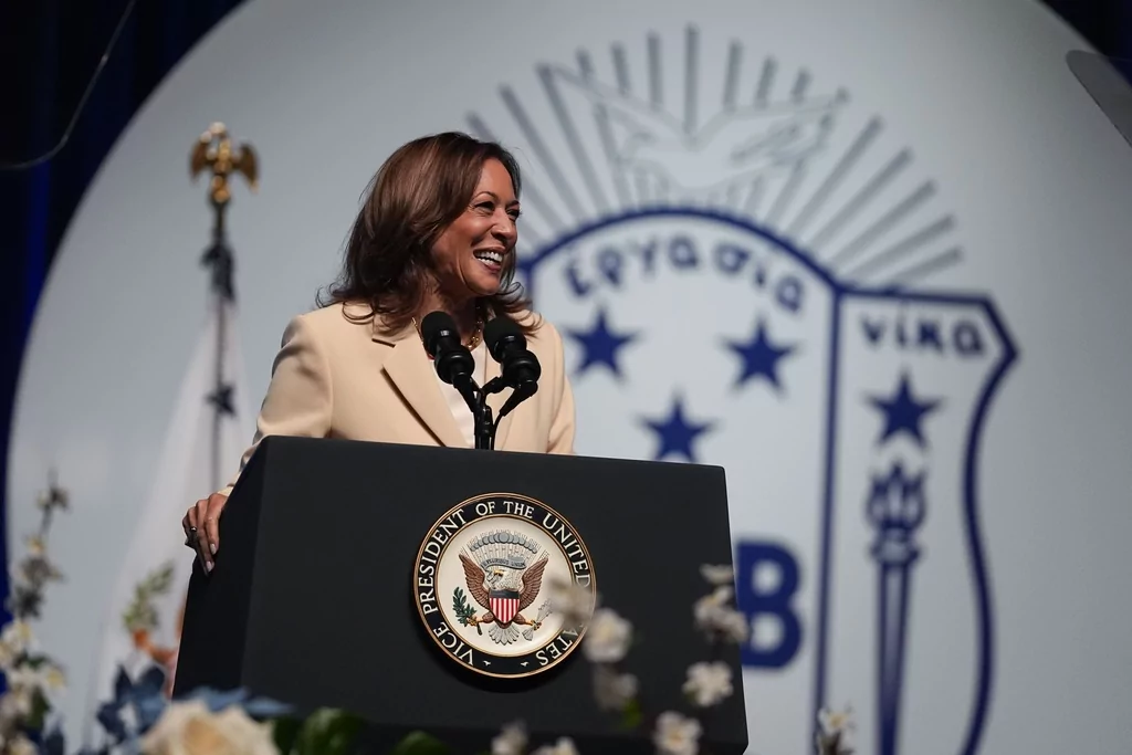 WATCH LIVE: Harris delivers speech at teachers union convention  at george magazine