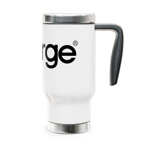 Enjoy the [Road] Show Travel Mug with Handle, 14oz