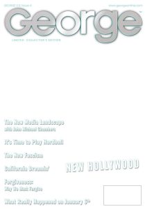 GEORGE Magazine, Issue 4, Collector’s Edition at george magazine