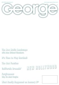GEORGE Magazine, Issue 4 at george magazine