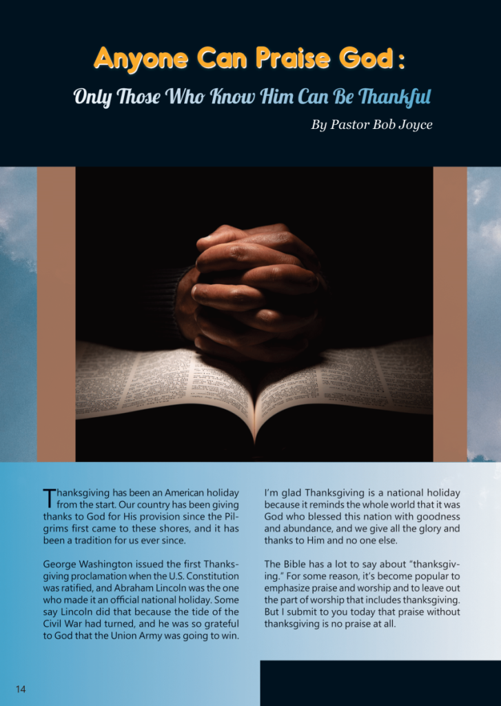 Faith’s Corner  at george magazine