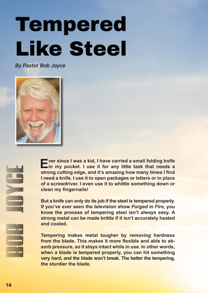 Tempered Like Steel  at george magazine