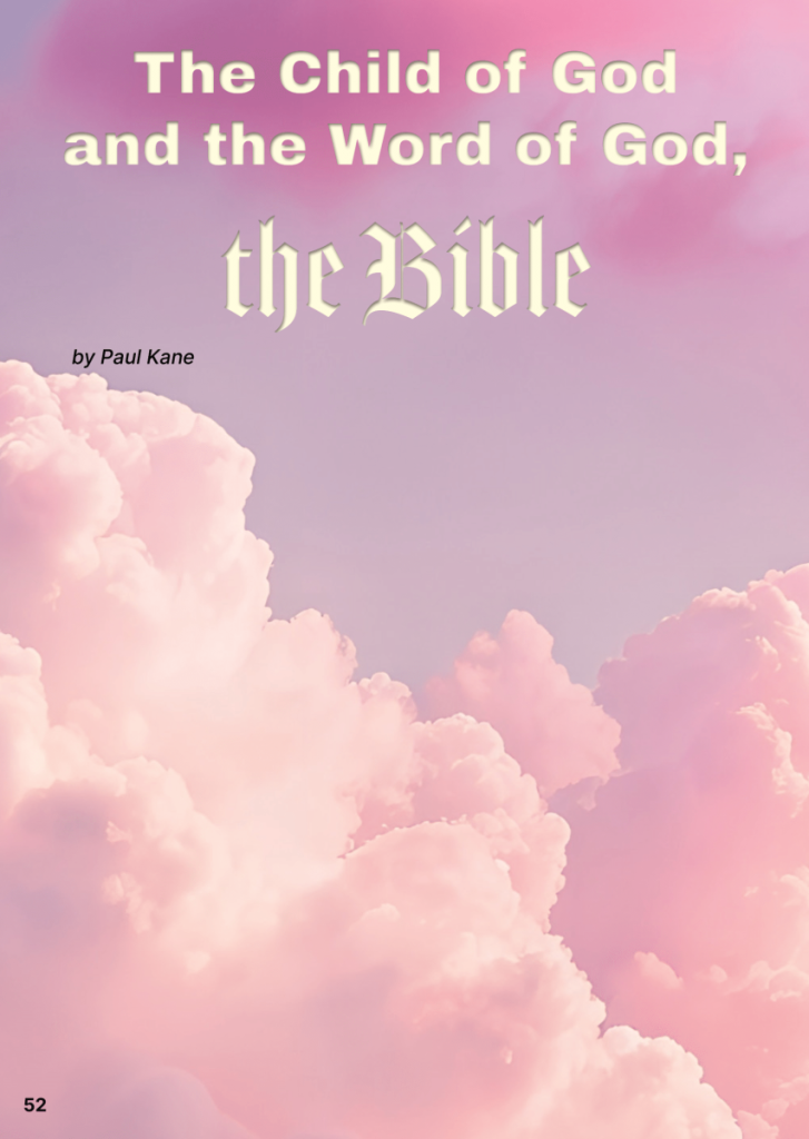 The Child of God and the Word of God, The Bible  at george magazine