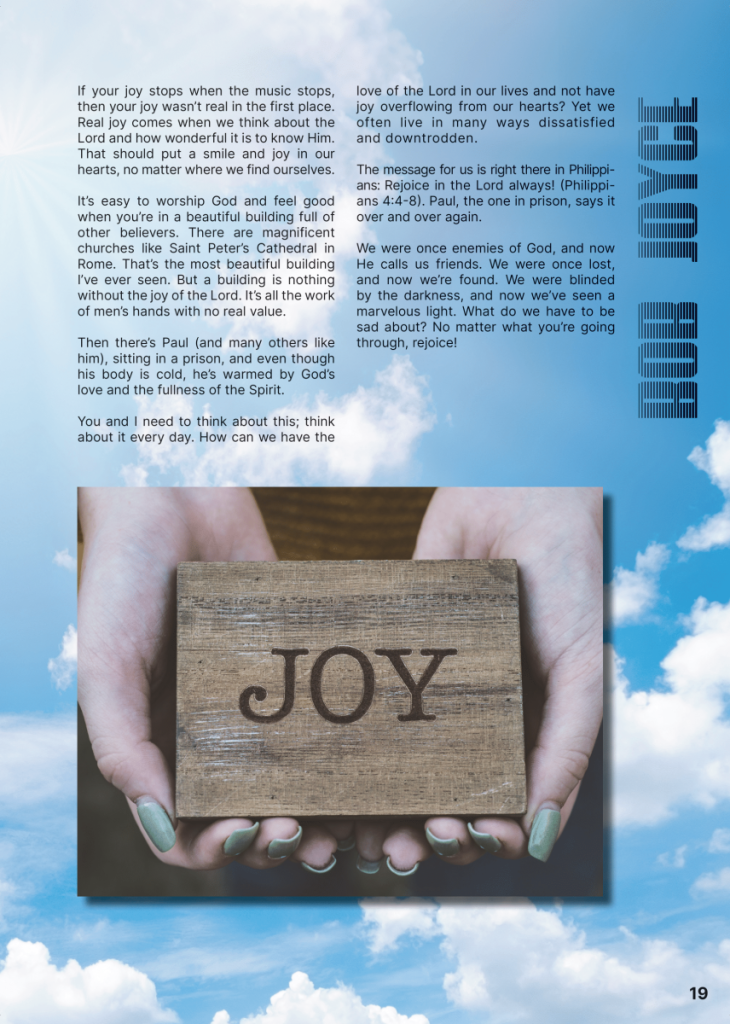 Joy Doesn’t Have to Wait  at george magazine