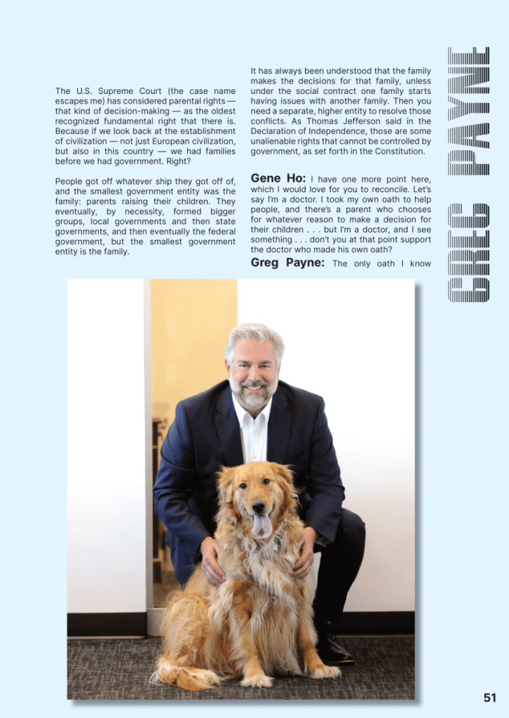 Attorney Greg Payne: Fearless Freedom Fighter – Exclusive Interview  at george magazine