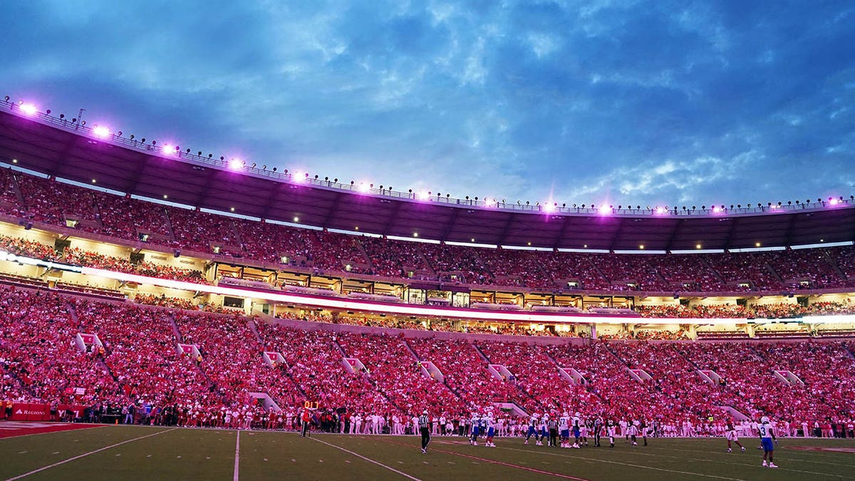 Harris campaign to troll Trump during Georgia-Alabama game with flyover banner: report  at george magazine